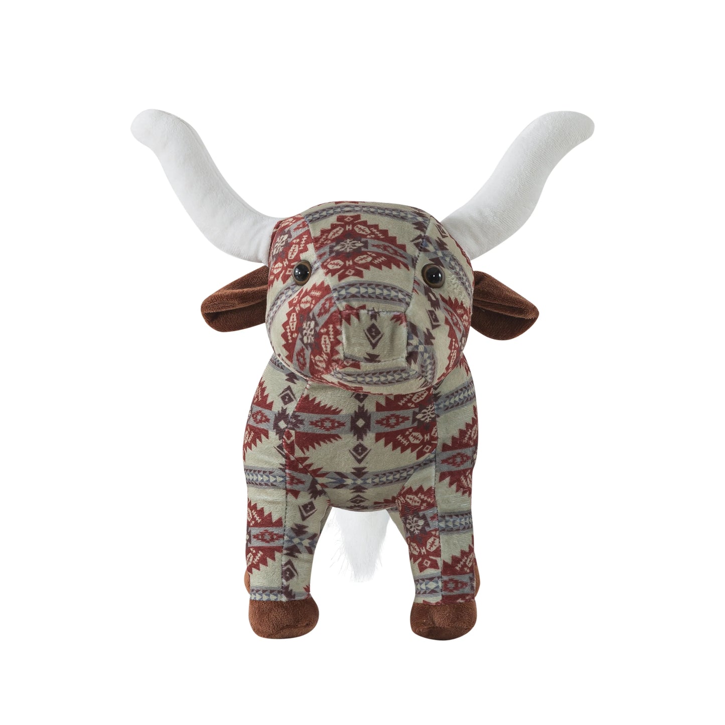 Farm Pal - Cream and Red Aztec Long Horn Large