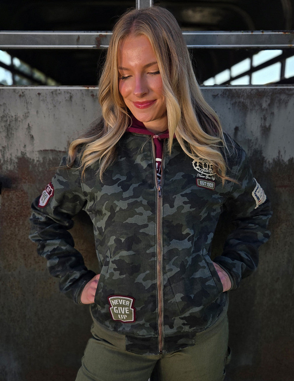 Camo Jacket Cowgirl tuff