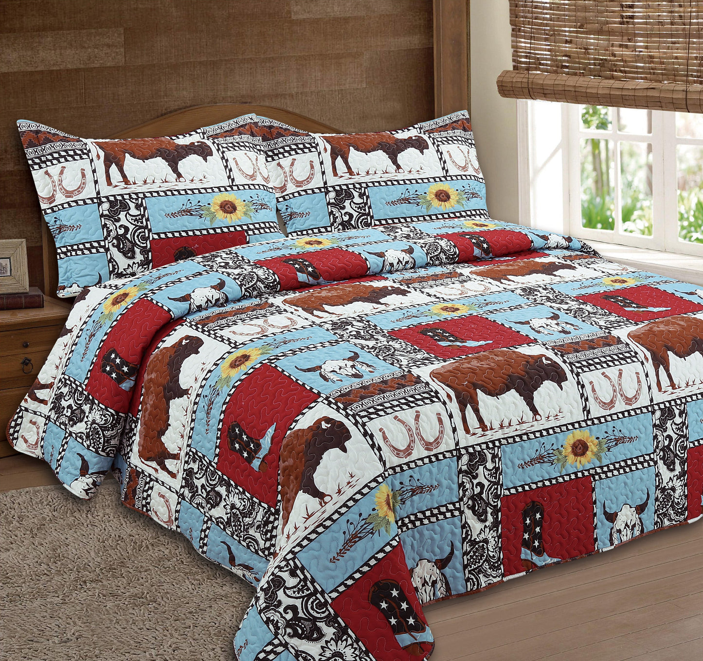 3 PC Quilted Set*Buffalo Western