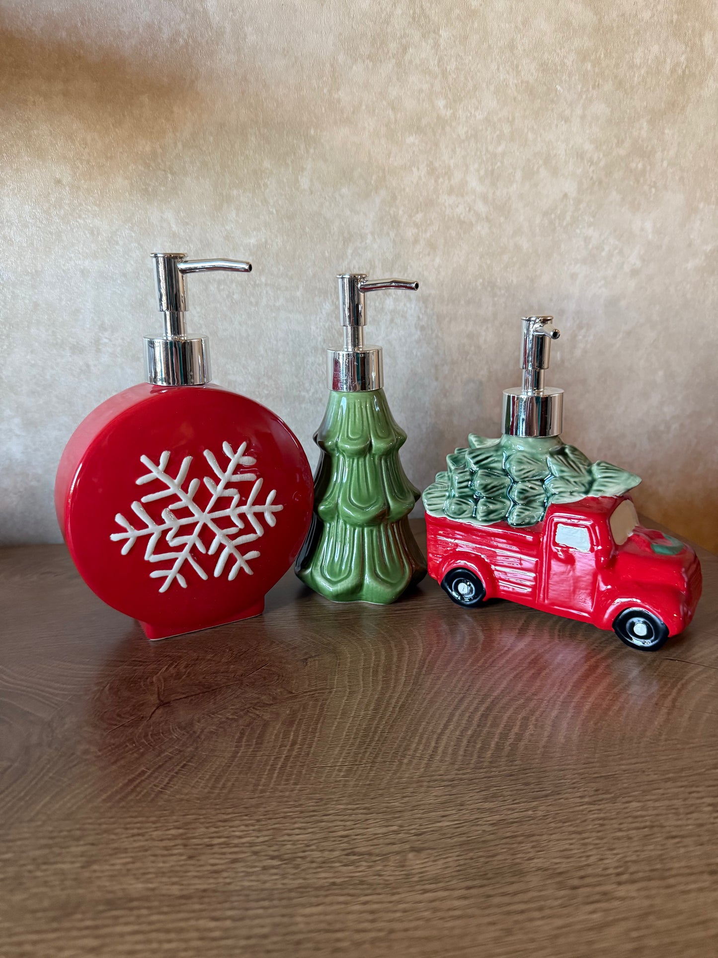 Christmas Tree Truck Soap dispenser
