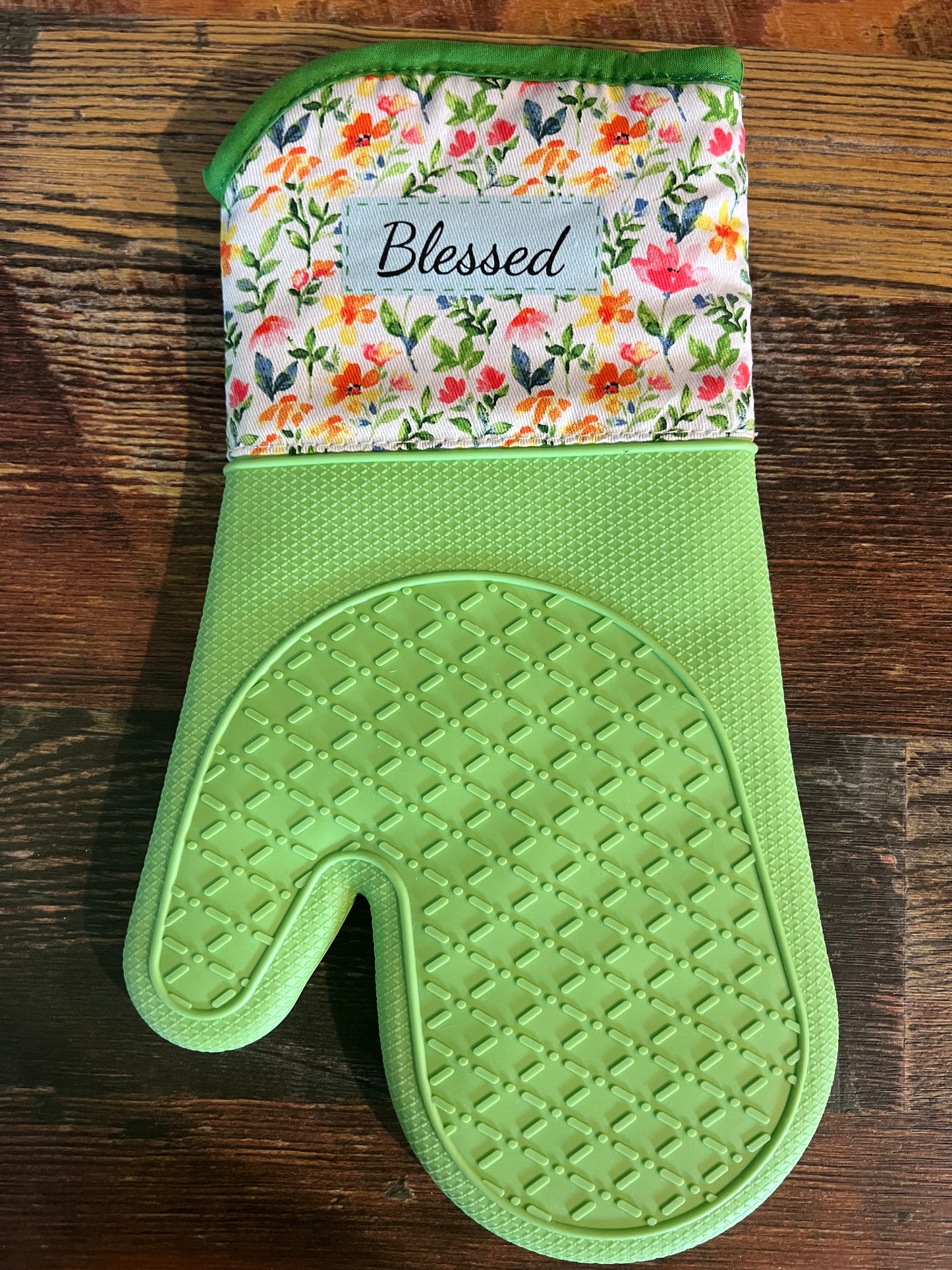 Silicone Oven Mitt *Blessed