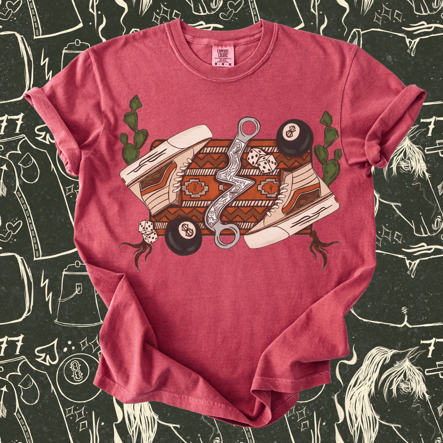 Punchy Saddle Blanket Tee