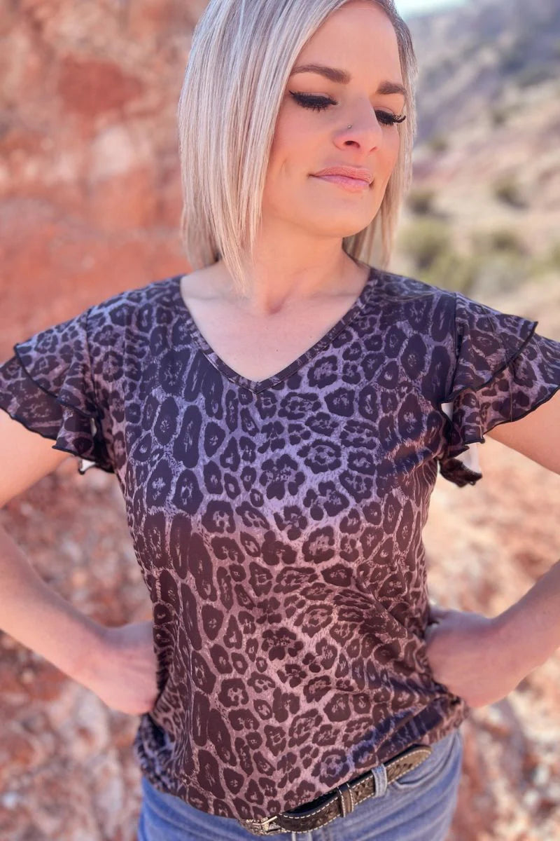 Night Leopard Top