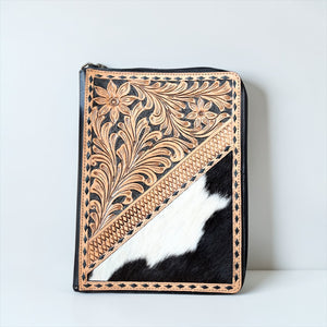 DESSERT TOOLED LEATHER & COWHIDE PLANNER
