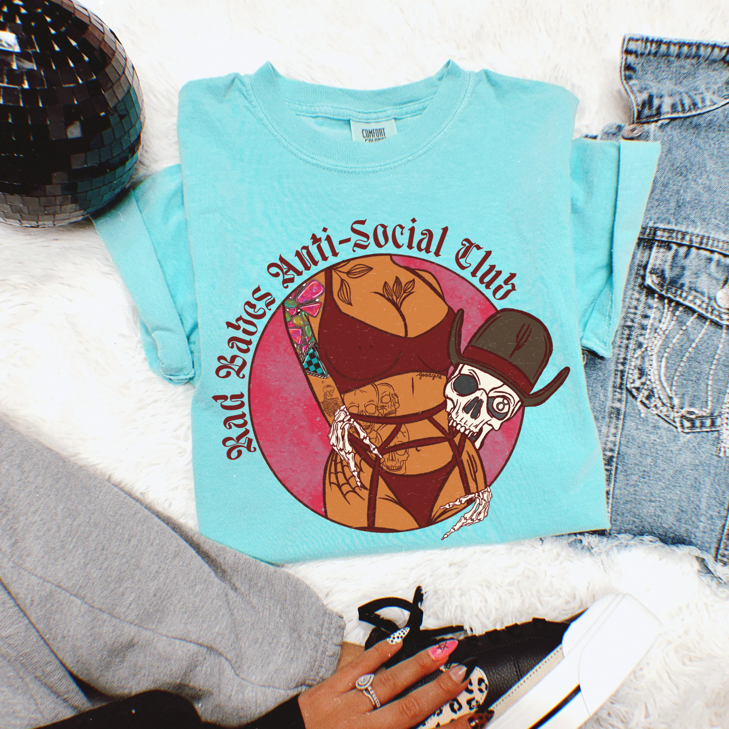 Rad Babes Anti Social Club Tee