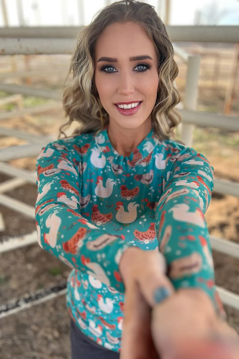 Fly the Coop Mesh Top