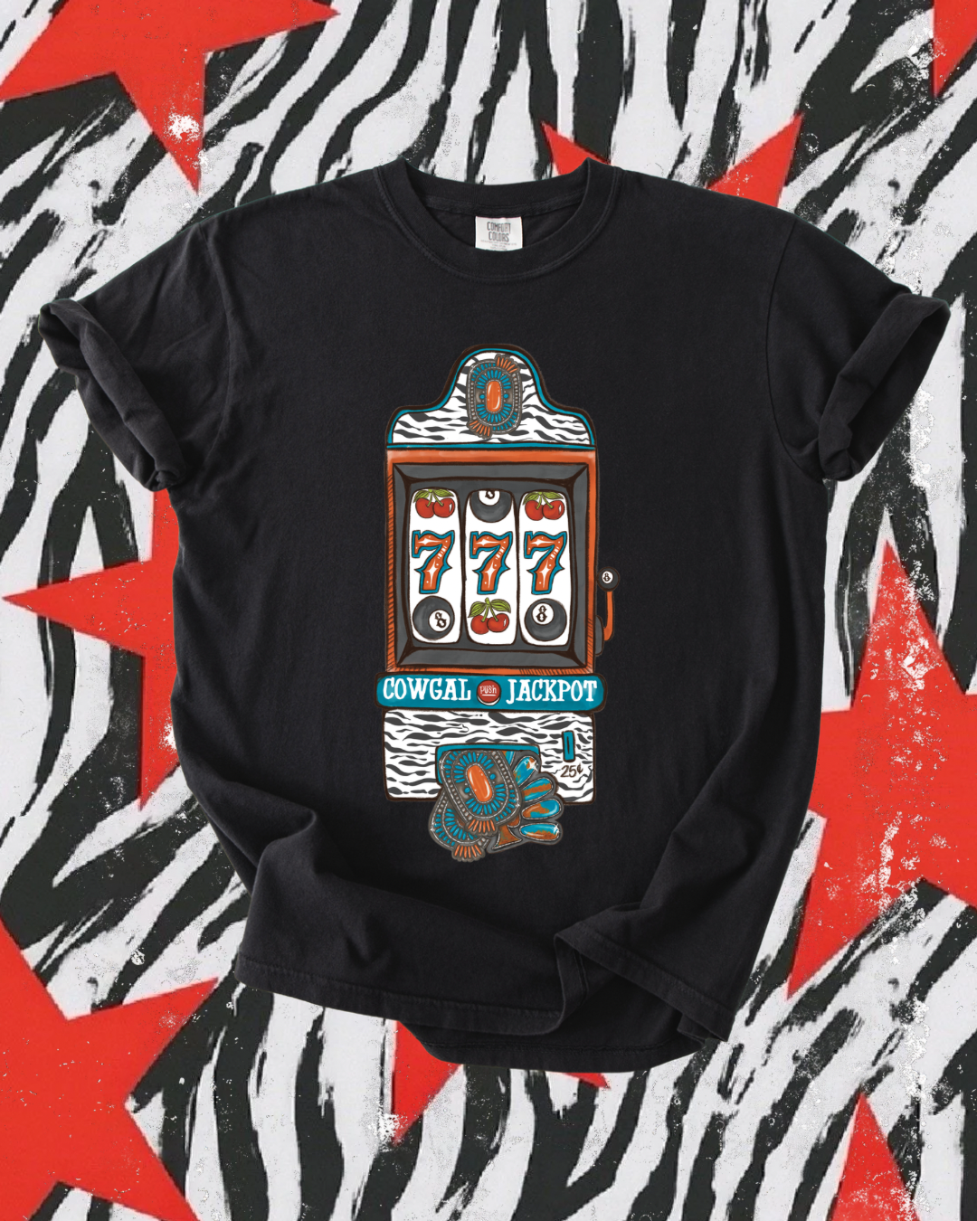 Cowgal Jackpot tee