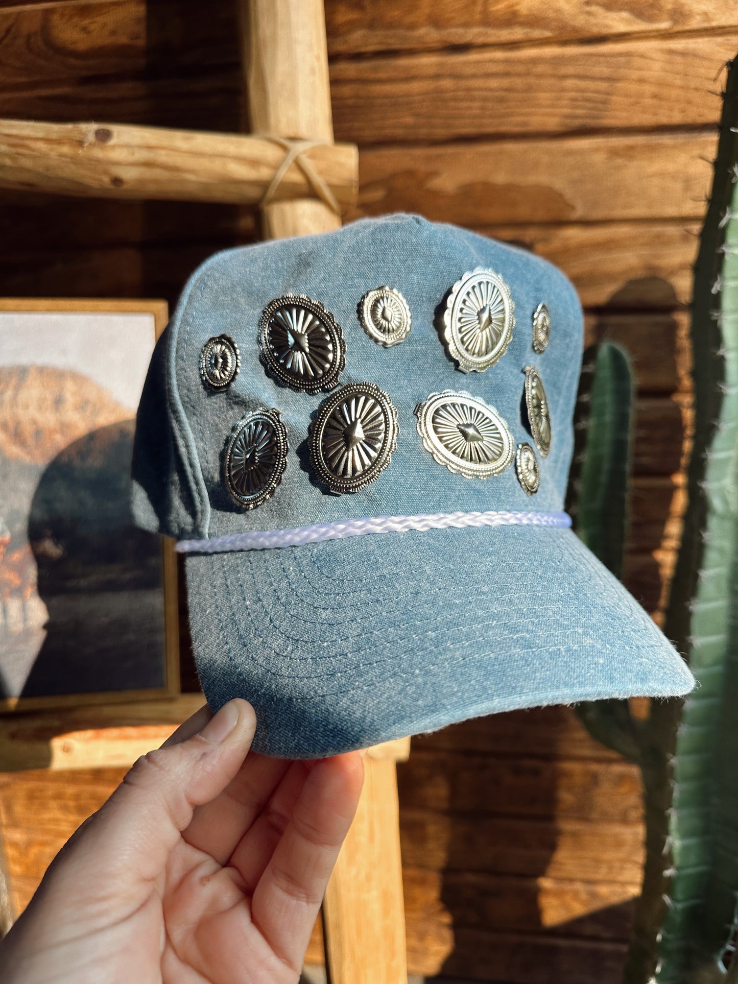 The Xtra Concho Trucker Cap - Denim