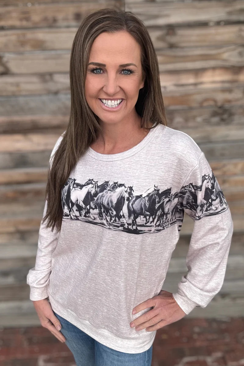 Silver Spur Top PULLOVER