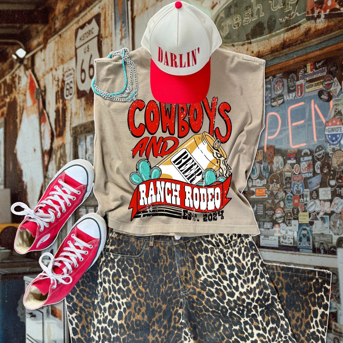 Cowboys and Ranch Rodeo muscle tee