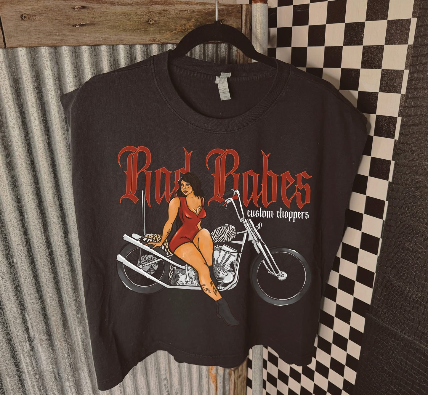 Rad Babes Custom Choppers muscle tee