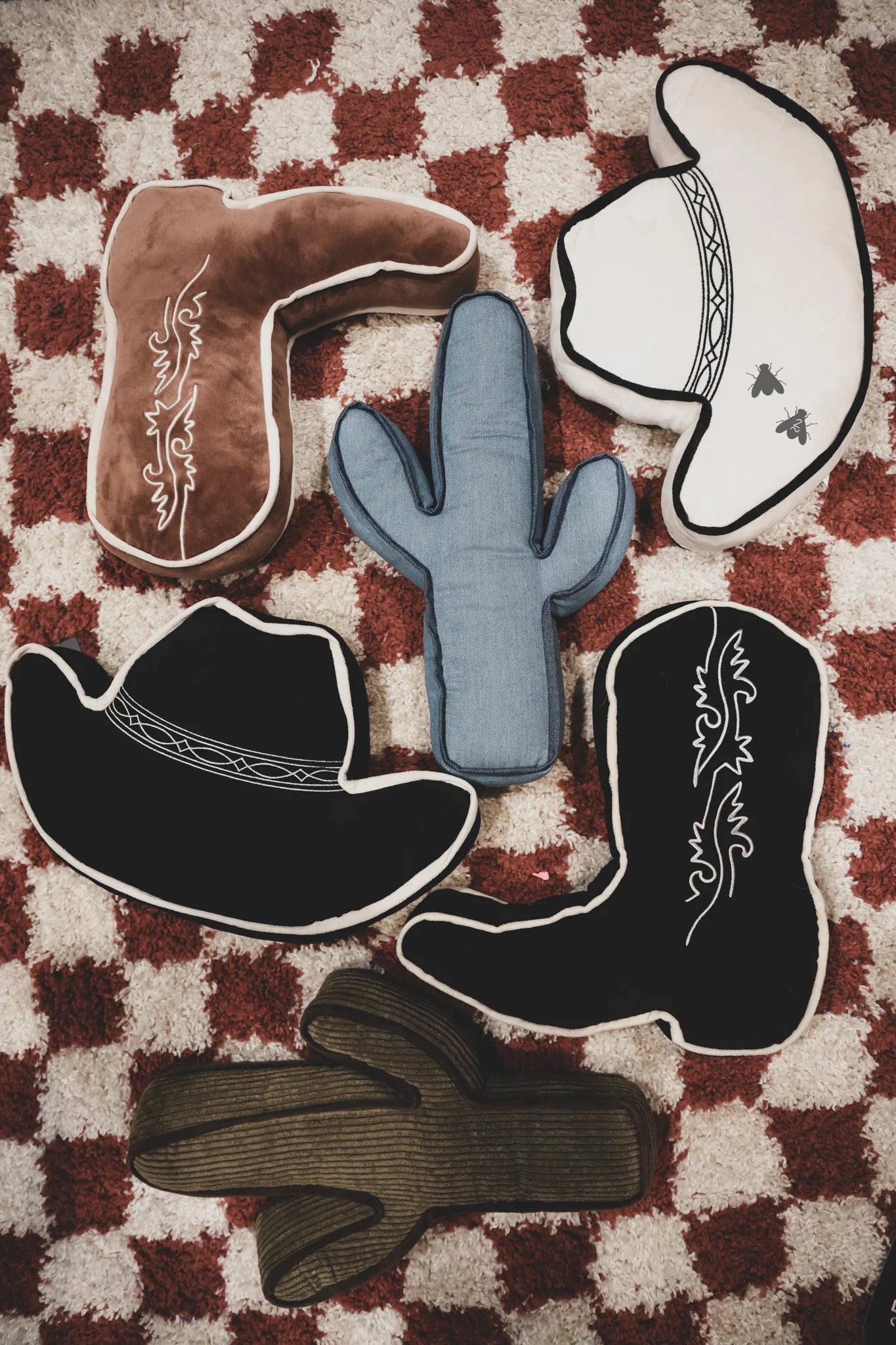 Kick a Cactus Pillow * Denim