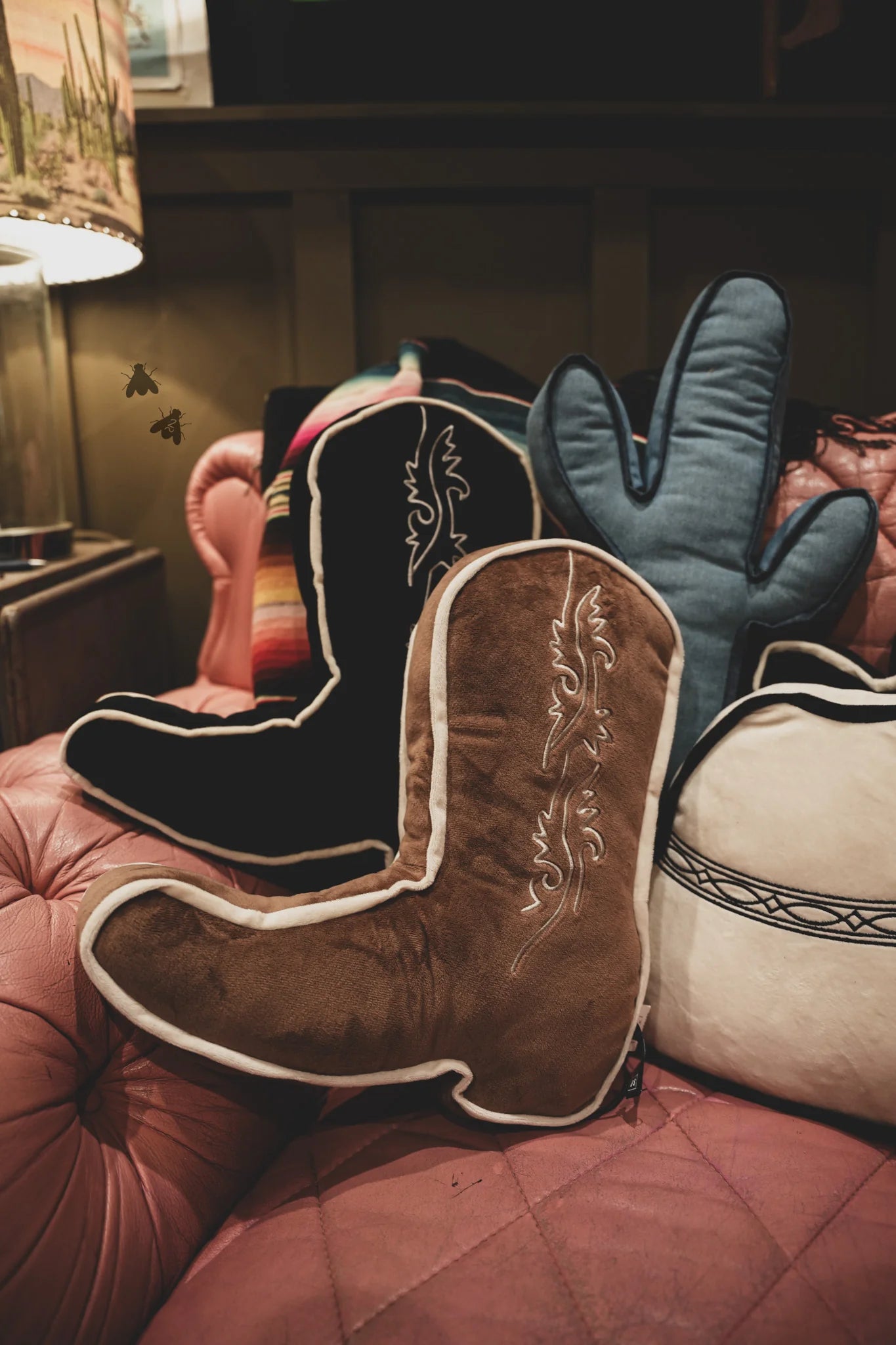 2 Fly Snoozy Boot Pillow * Tan