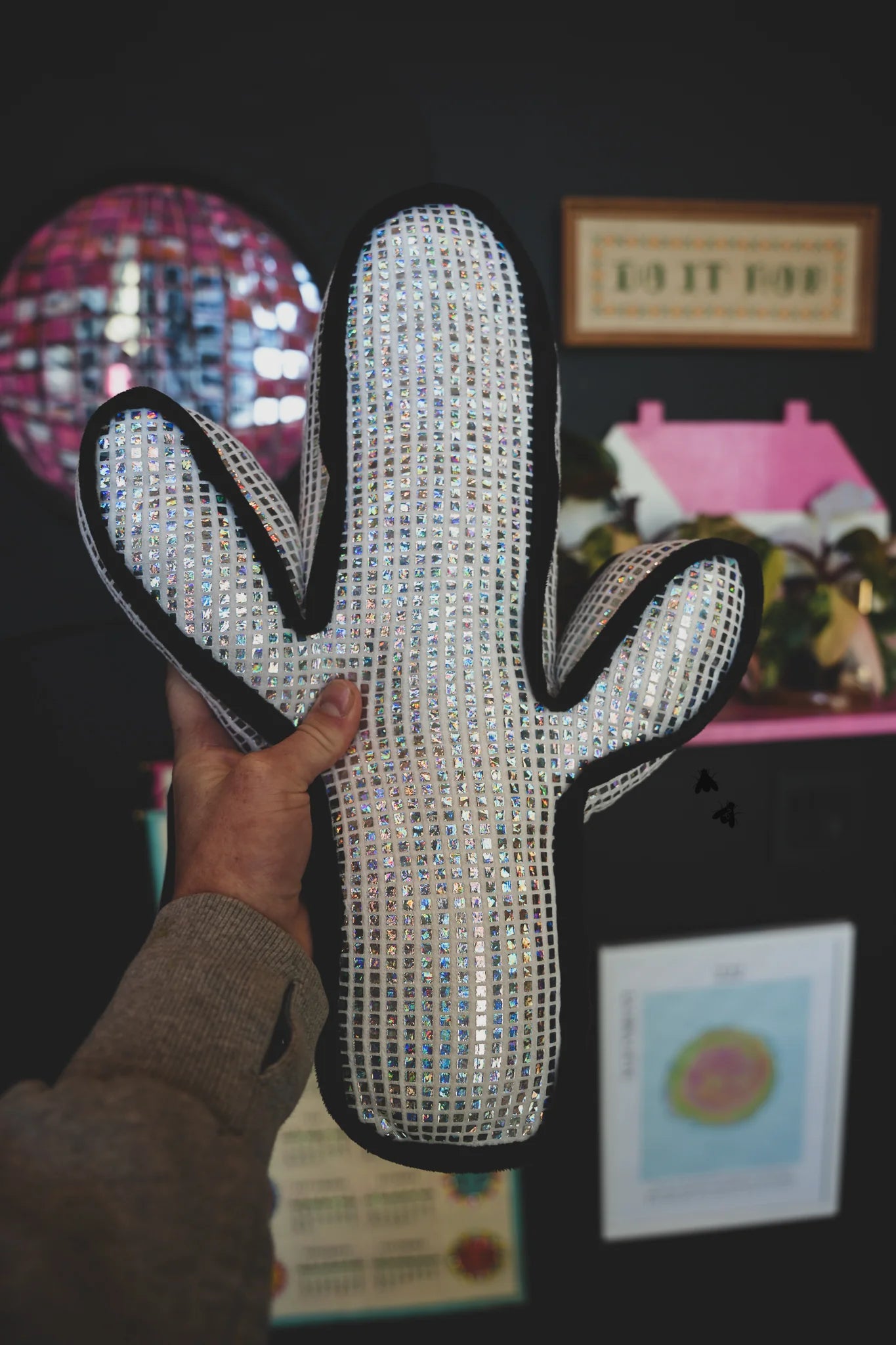 Kick a Cactus Pillow * Disco