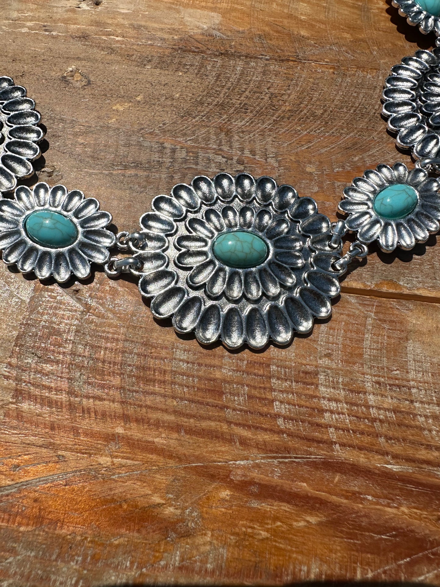 Turquoise Concho Belt
