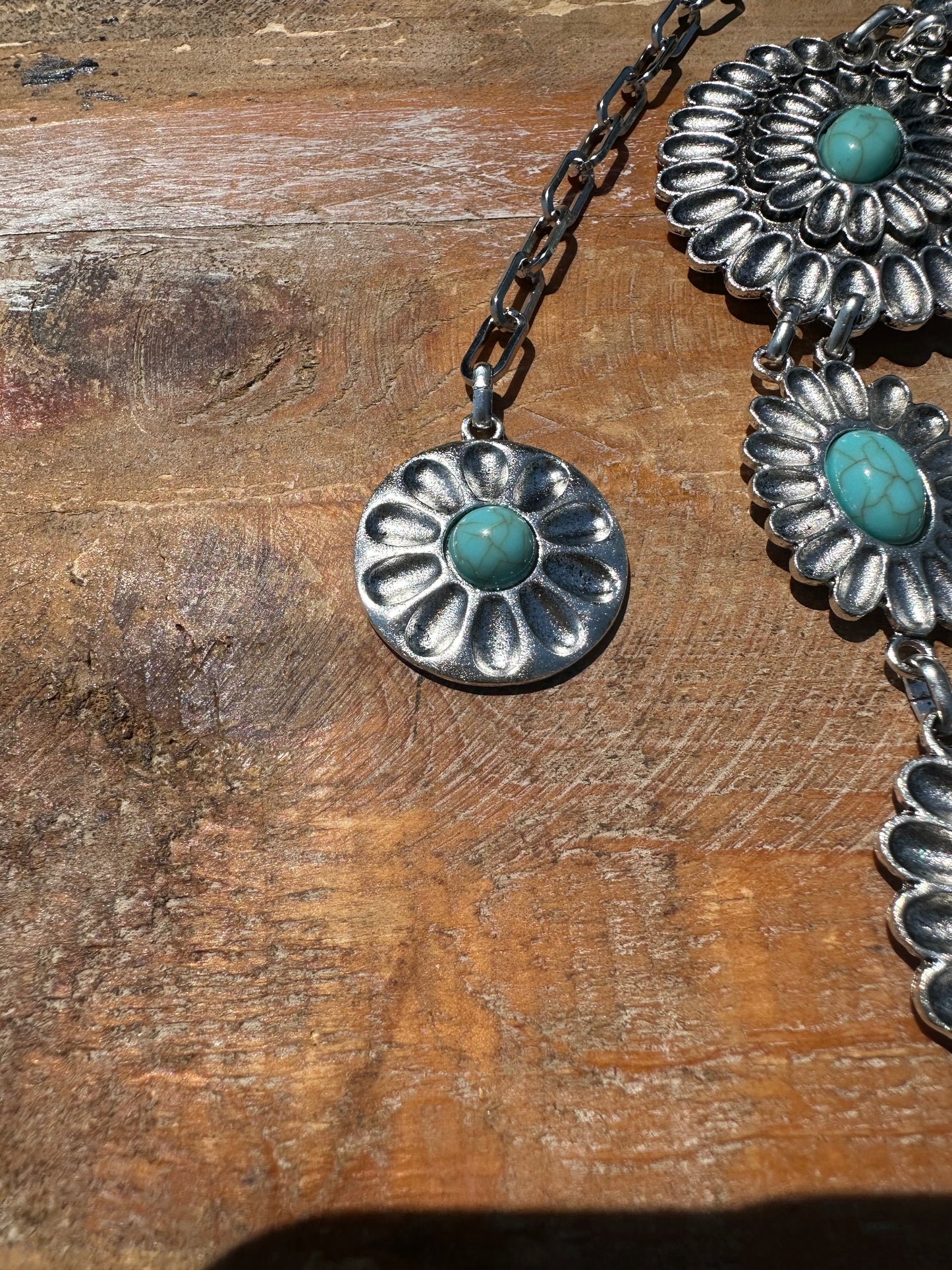 Turquoise Concho Belt