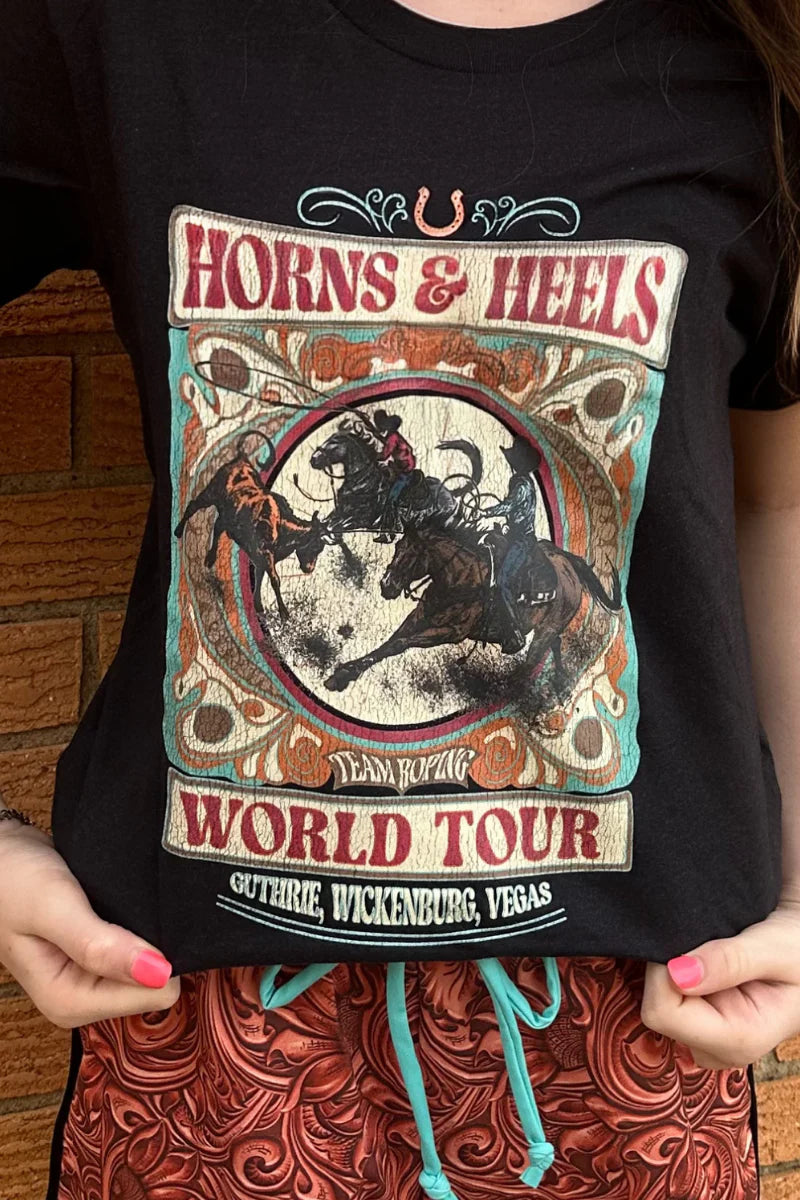 Team Roping World Tour Tee Kids
