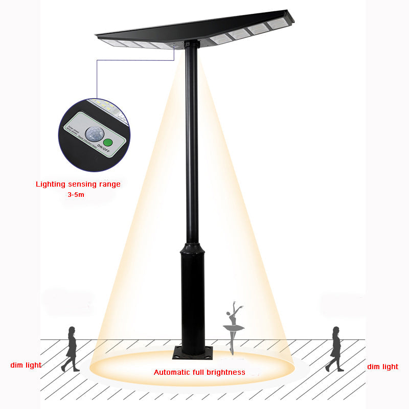 9000W All-in-One Double Side Solar Street Light Road Path Motion Sensor Parking a lot IP65 Waterproof