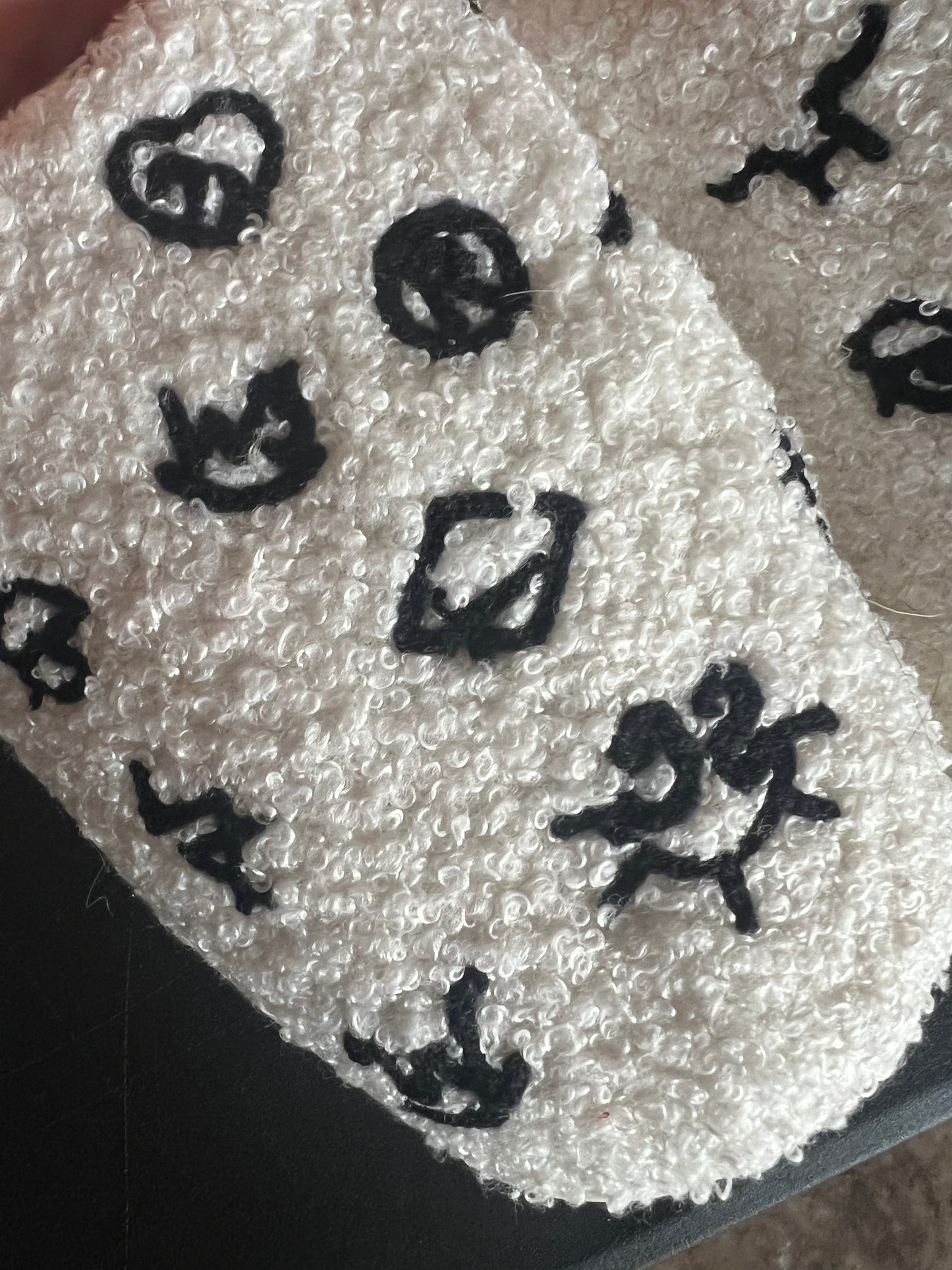 Branded Slippers- white