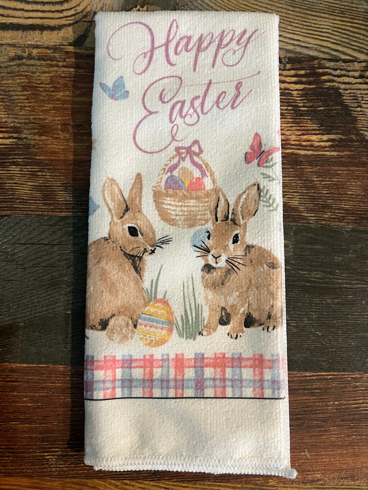 Happy Easter Microfiber Kitchen towel