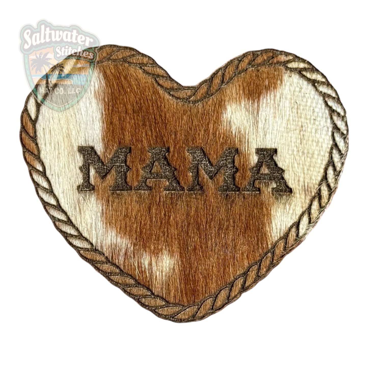 Collective-Cowhide Mama Heart