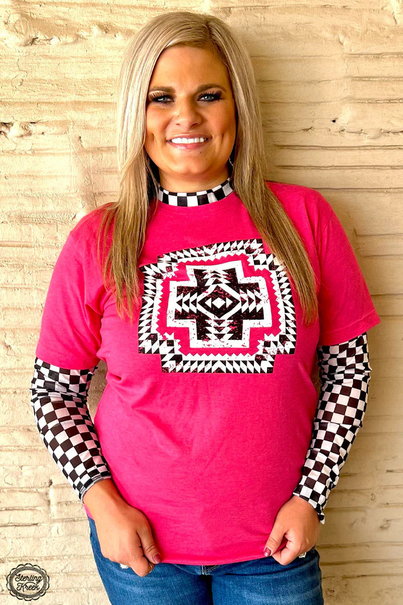 Round the Track Mesh Top