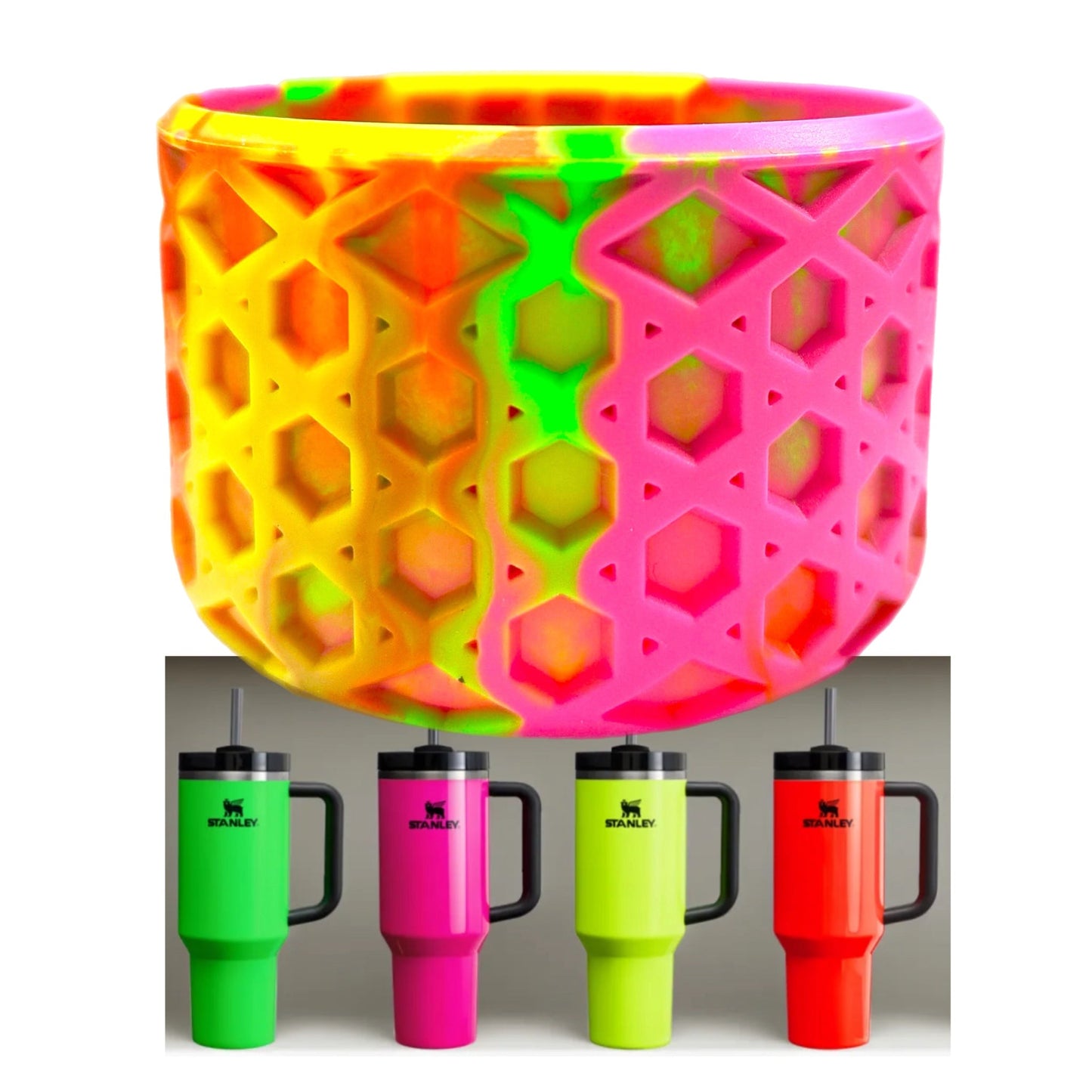 SPRING FLING WAFFLE Tumbler Boot -fits 20-40oz