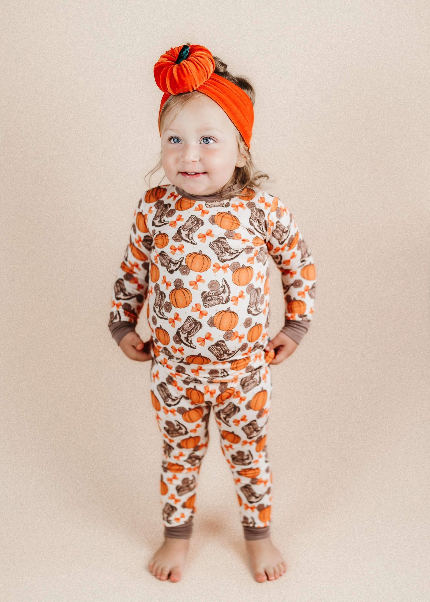 Howdy Pumpkin Bamboo Set (FINAL SALE)