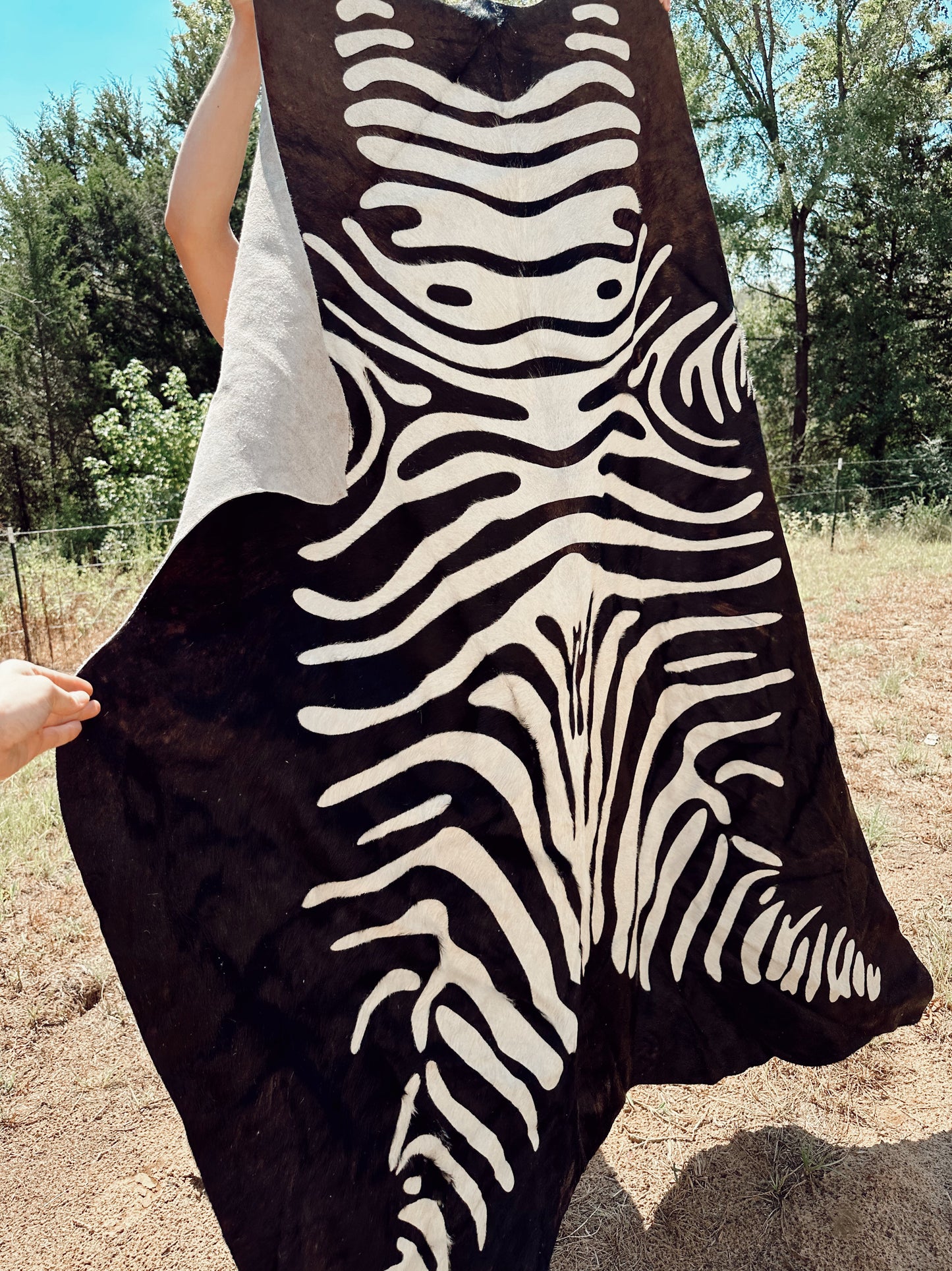 The Jumbo Zebra Cowhide Rug