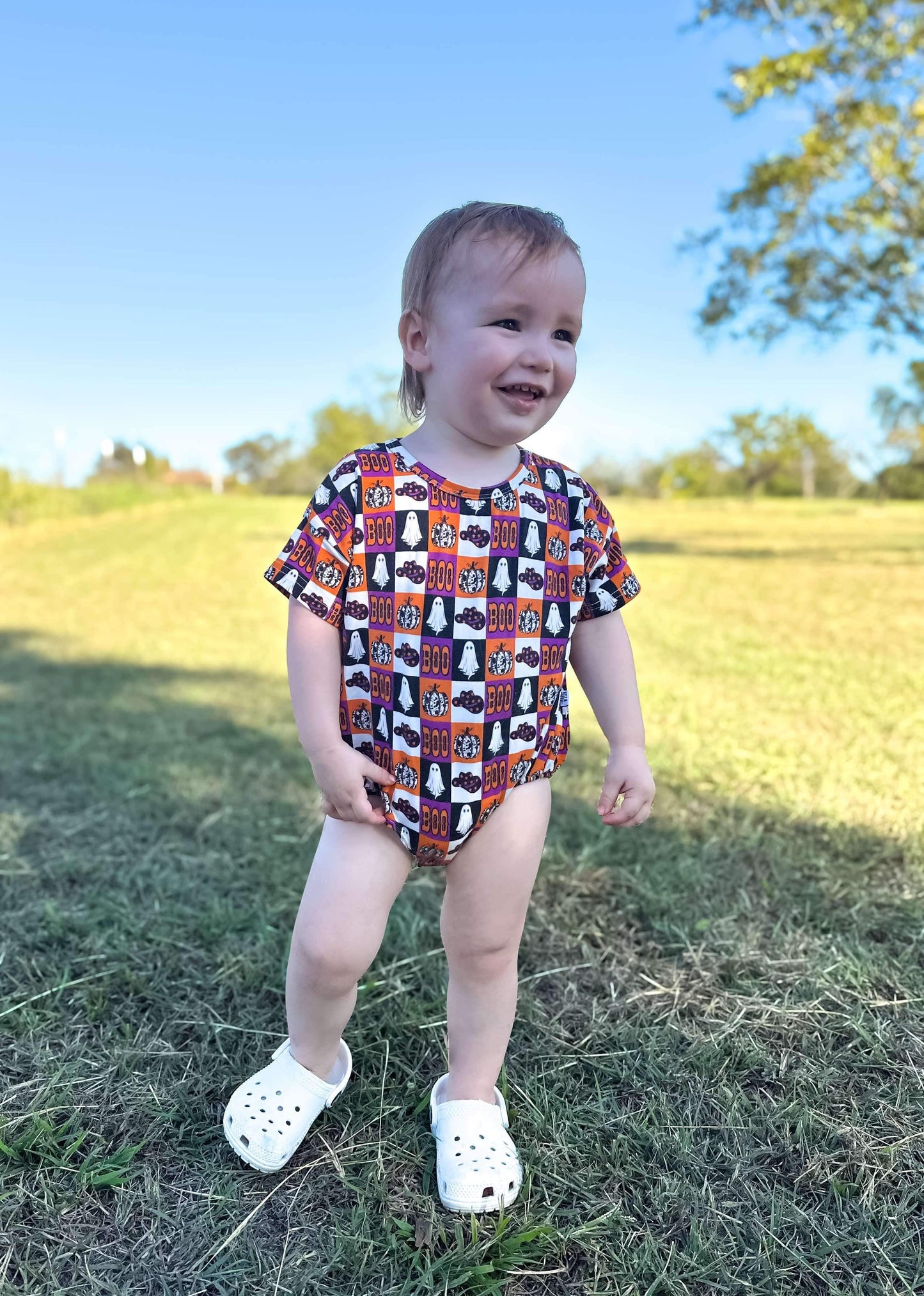 BOO Oversized Bamboo Romper (FINAL SALE)