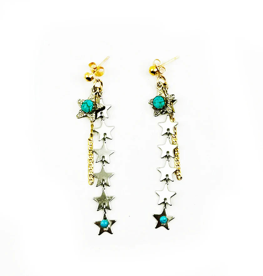 Star Dangle Earrings by Rowdy Rose