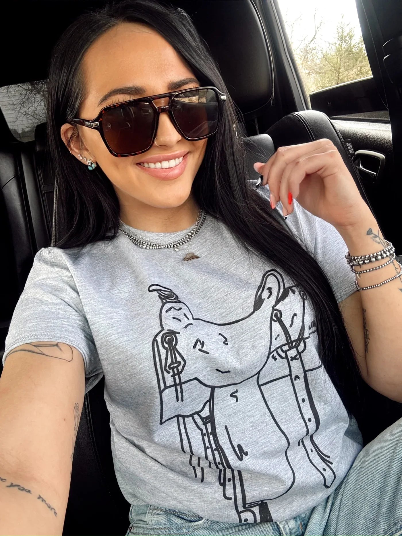 The Saddle Up Tee