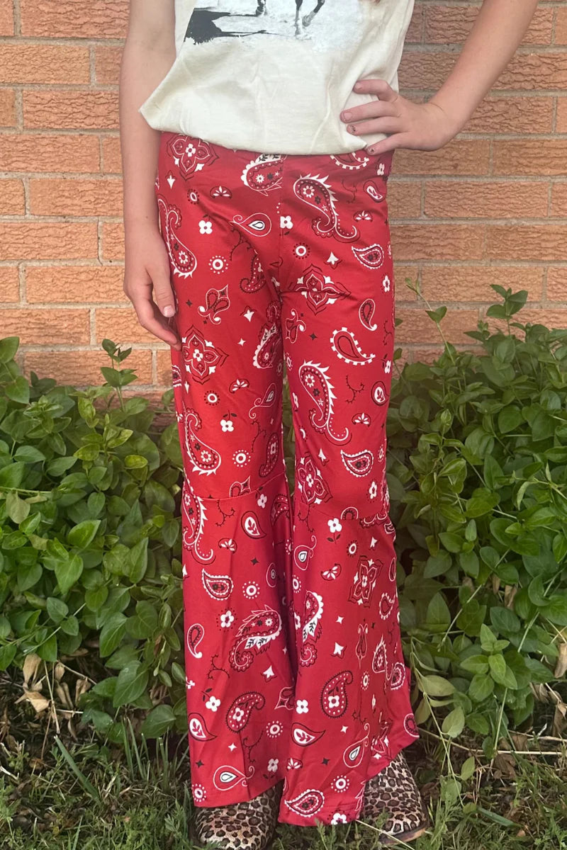 Bandana Babe Youth Bells Red