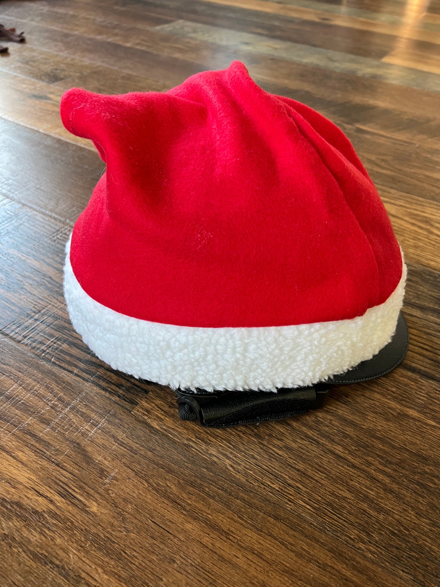 Helmet Sized Santa Hat