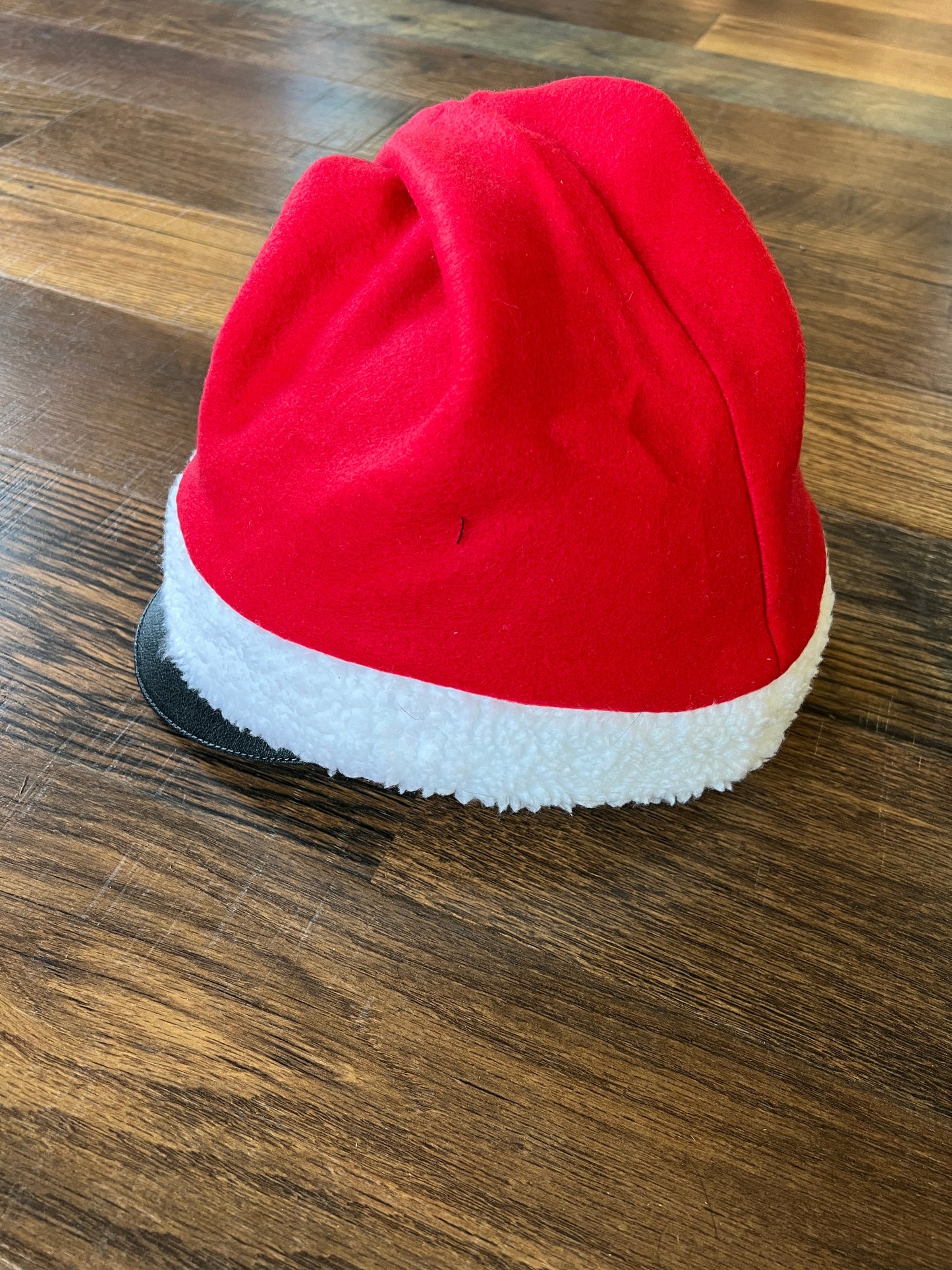 Helmet Sized Santa Hat