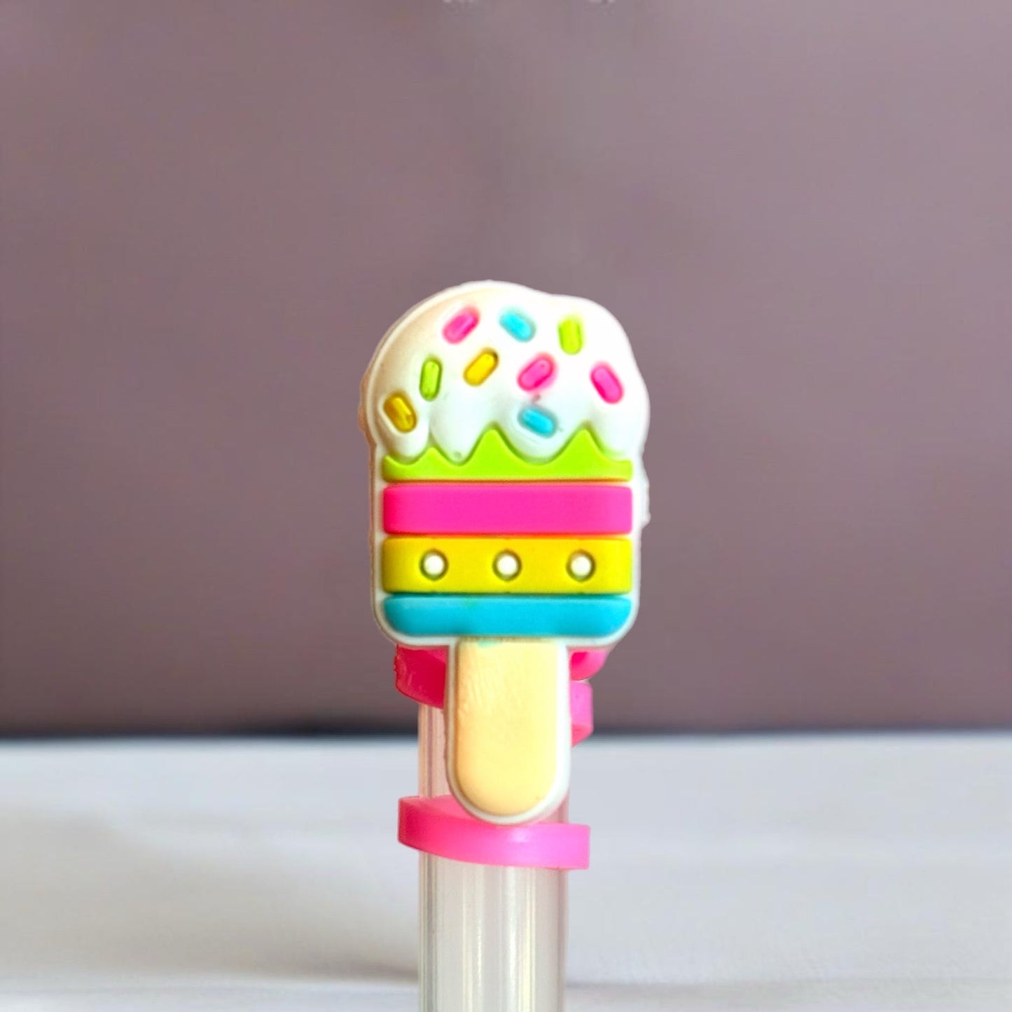 Popsicle Straw Topper