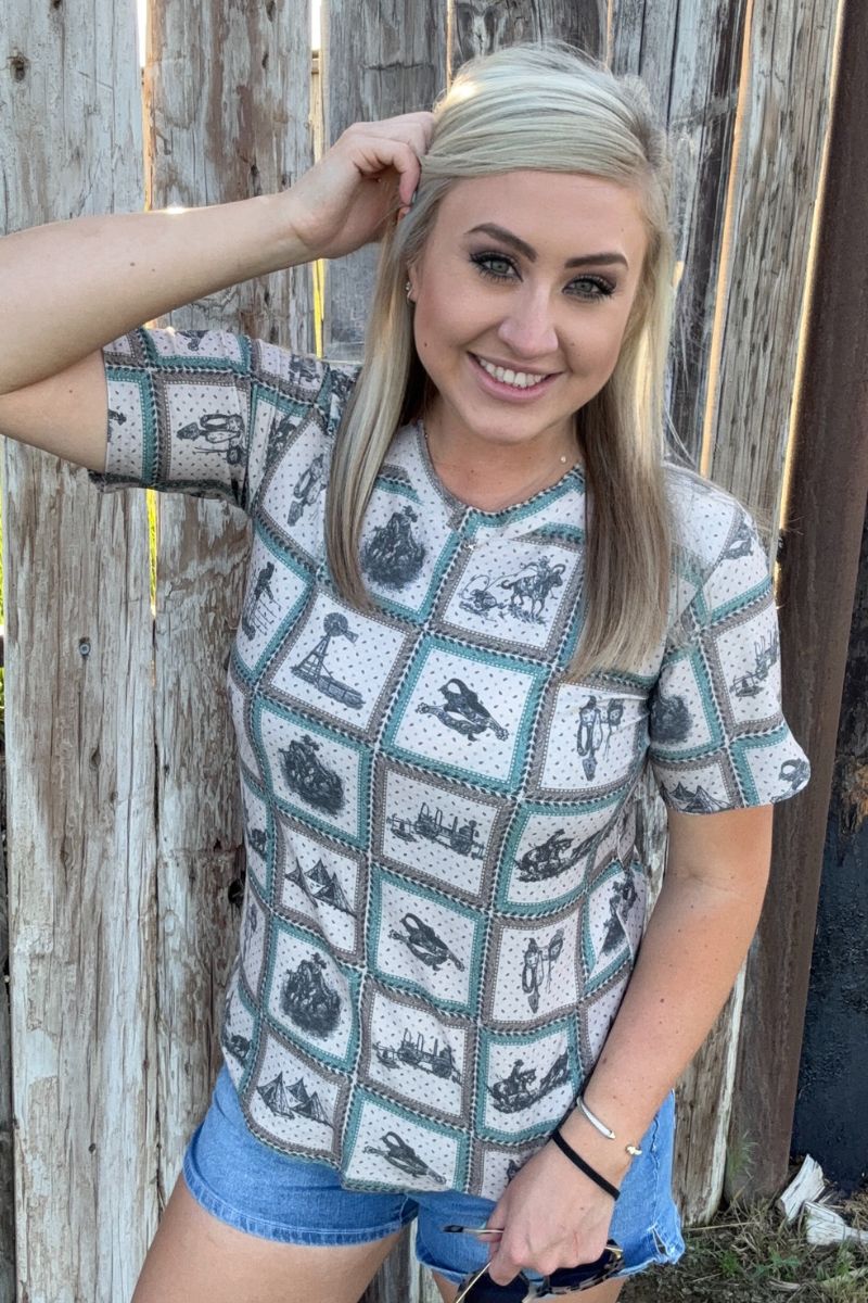 Western World Crew neck top