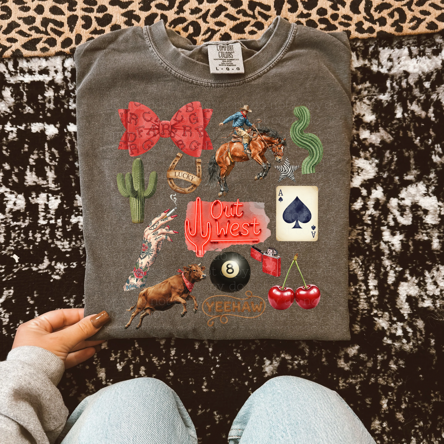Western Collage Tee