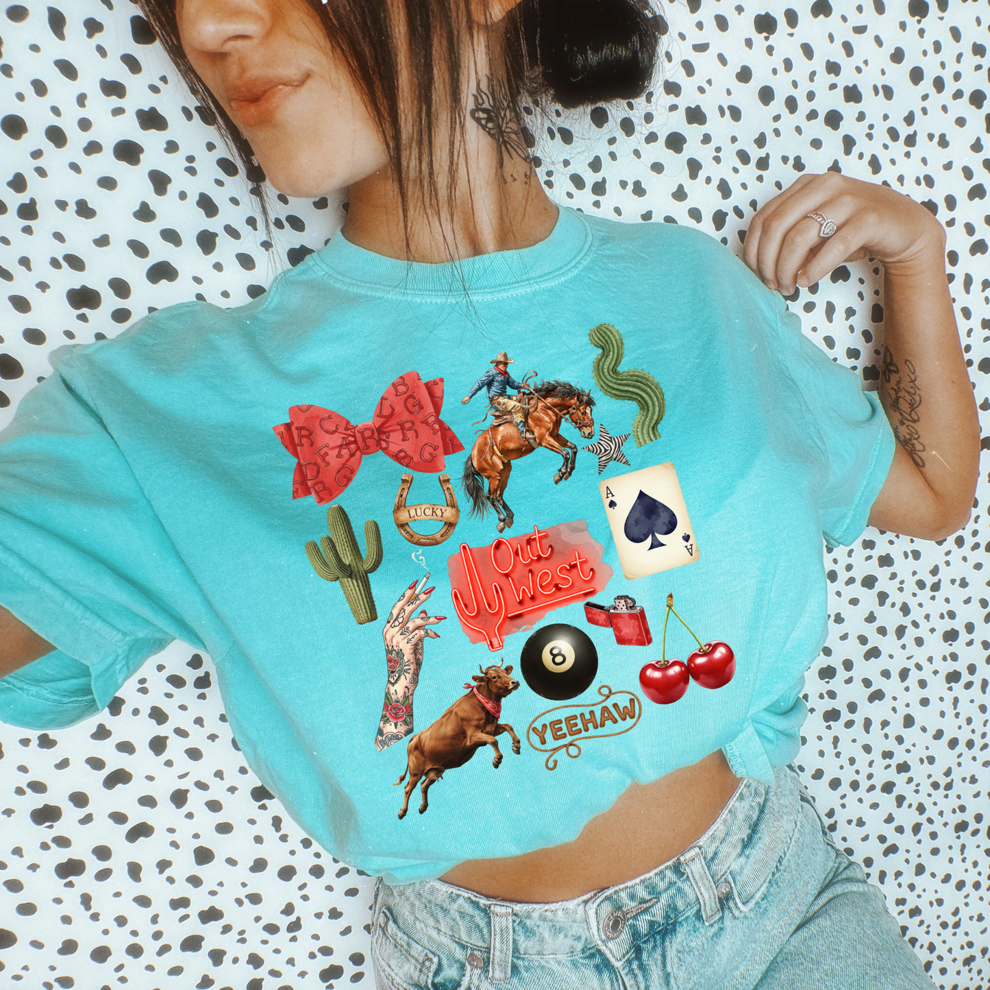 Western Collage Tee