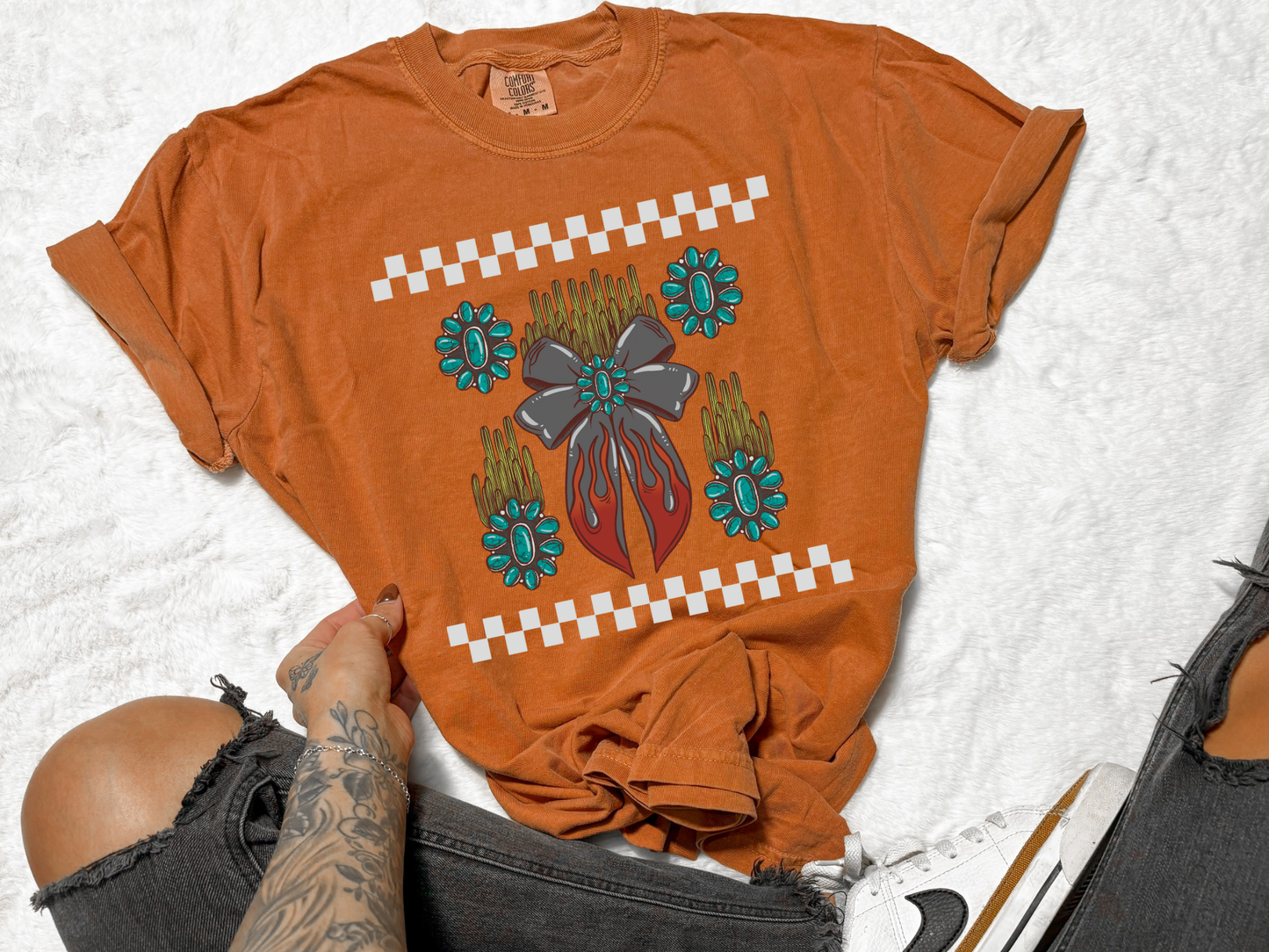 Yallternative girlie bow Tee