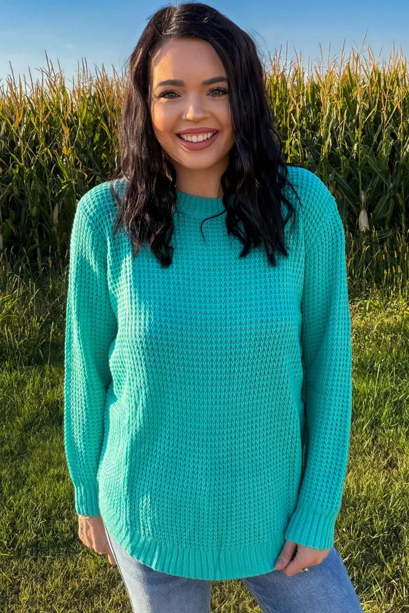 Sterling Staples sweater - Turquoise