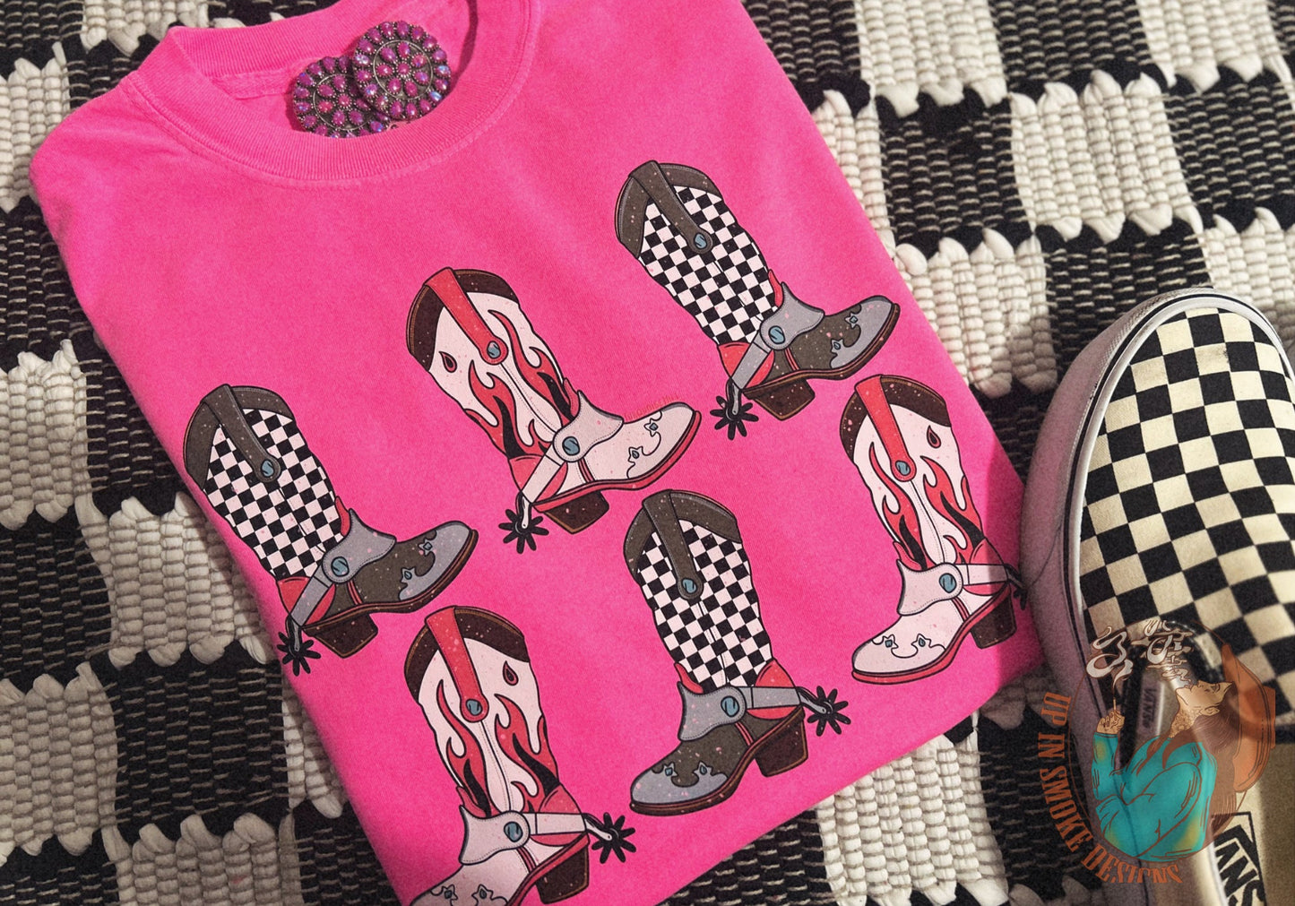 Yallternative Boots Neon Tee