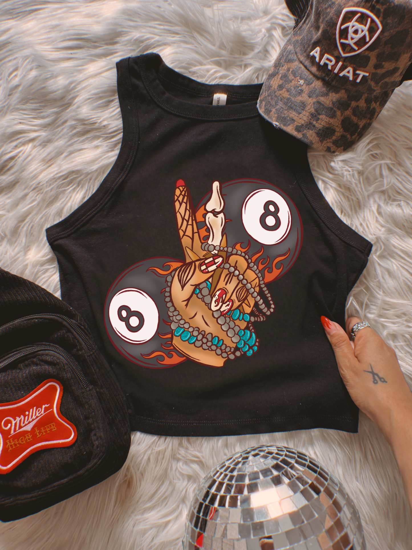 Later Baby Ribbed Racer Tank