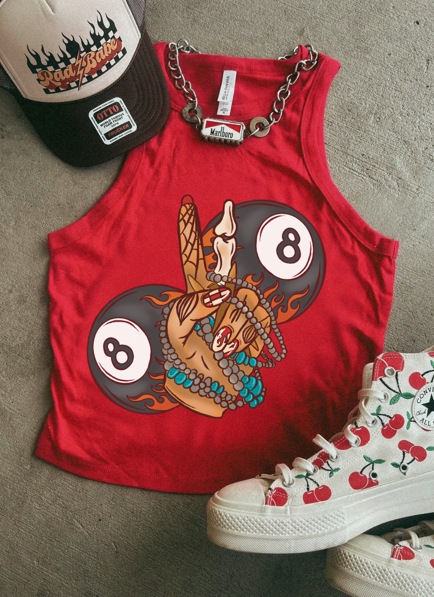 Later Baby Ribbed Racer Tank