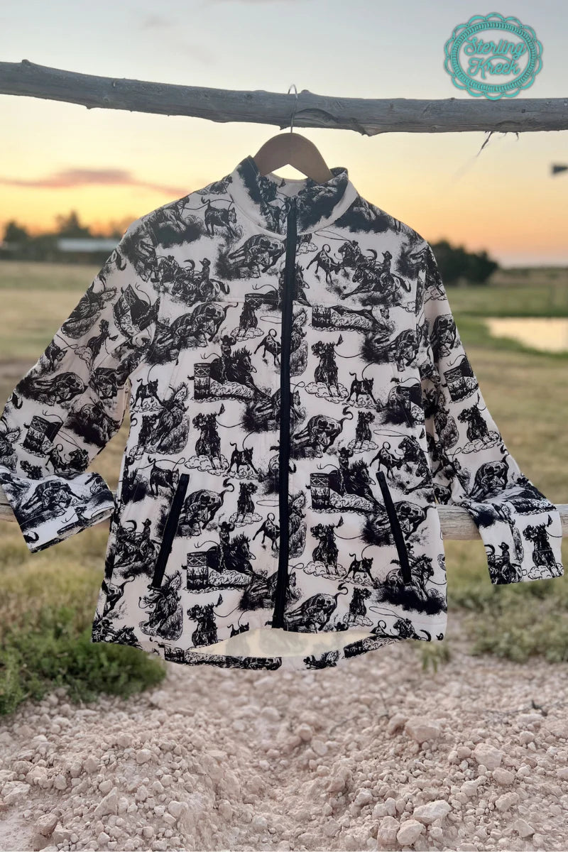 Life’s a rodeo soft shell jacket