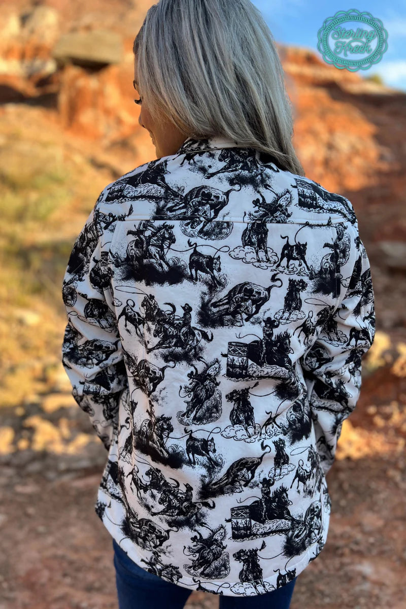 Life’s a rodeo soft shell jacket