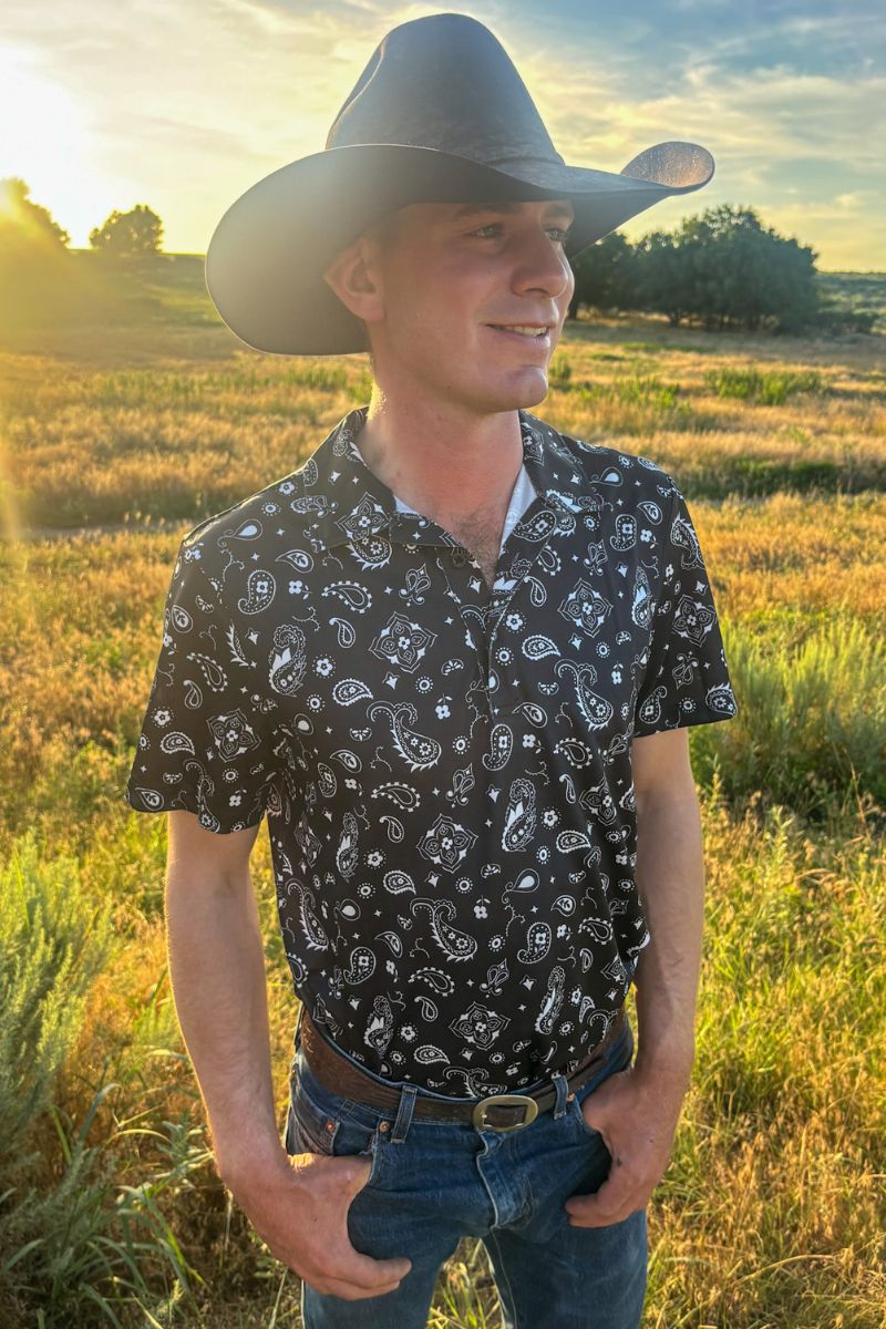 Bandana country Mens Polo