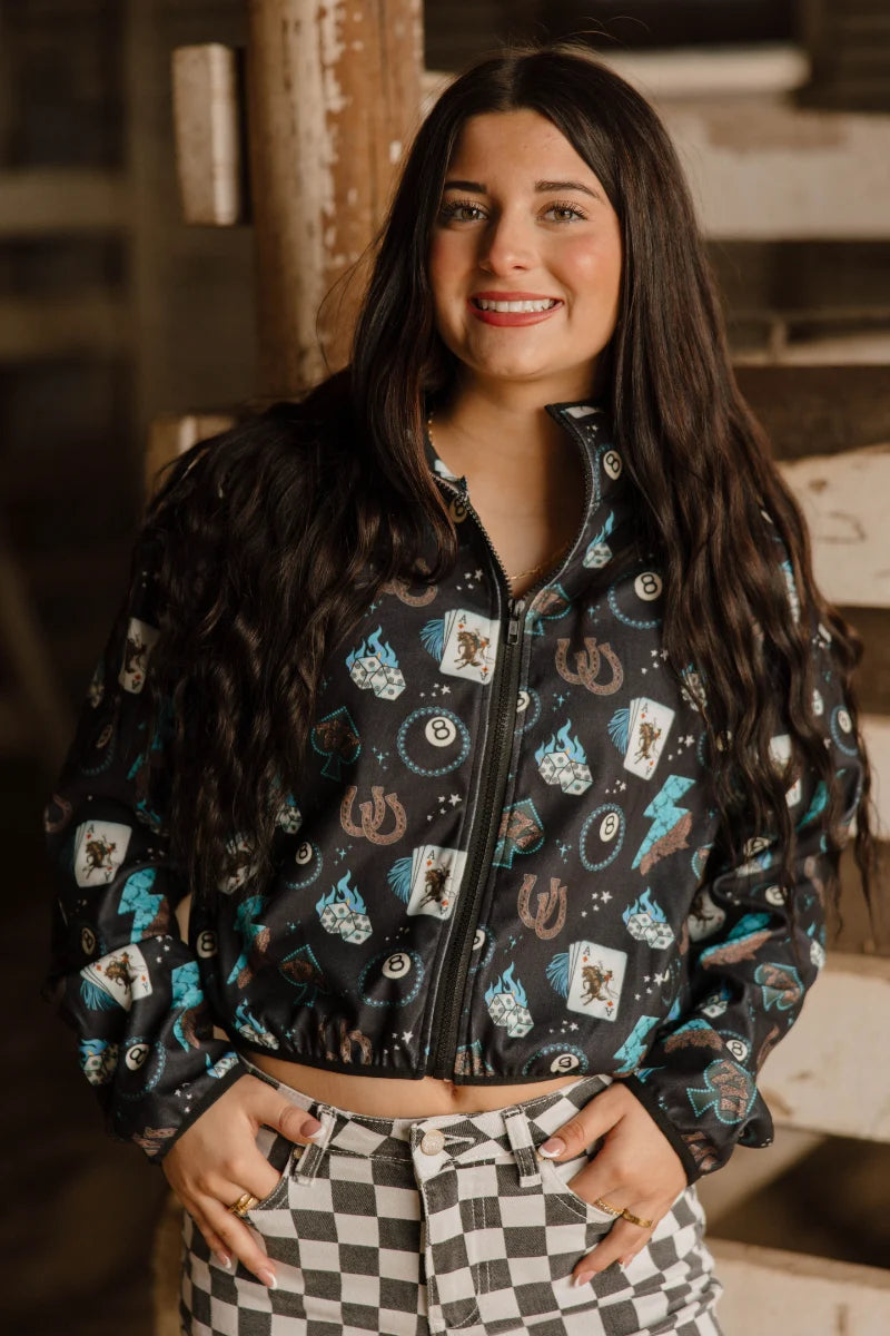 Cowgirl Charm cropped jacket rts