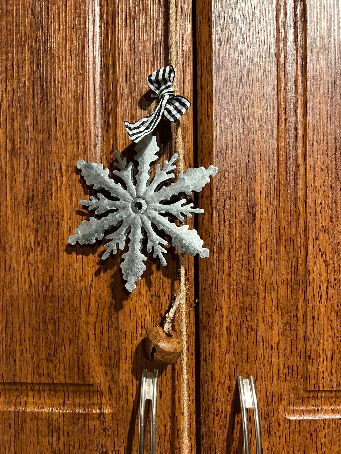 Rustic Snowflake and Bells Garlands