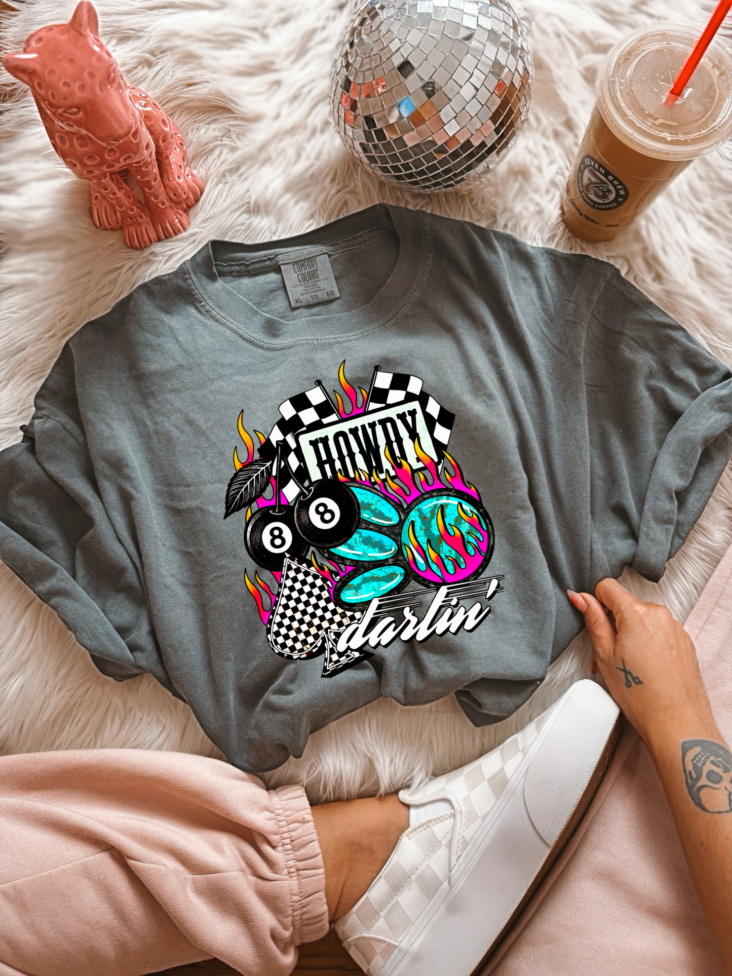 Howdy Darlin Collage Tee